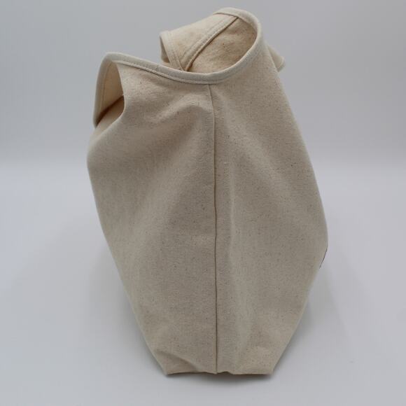 Banana Republic Elephant Tote Bag Canvas Sequin Copper Cotton Eco Shopper - Picture 4 of 12